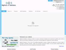 Tablet Screenshot of digitechesolutions.com